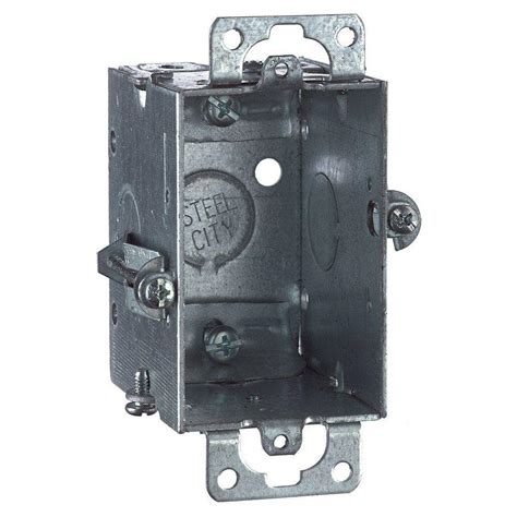 old work metal electrical box 4 gang|2 gang outlet for sale.